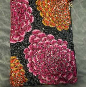 Anthropologie beaded clutch